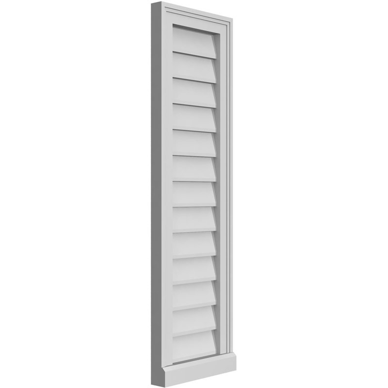 Cadre de seuil Brickmould, brun clair apprêté, H 40 po x l 12 po x P 2 po