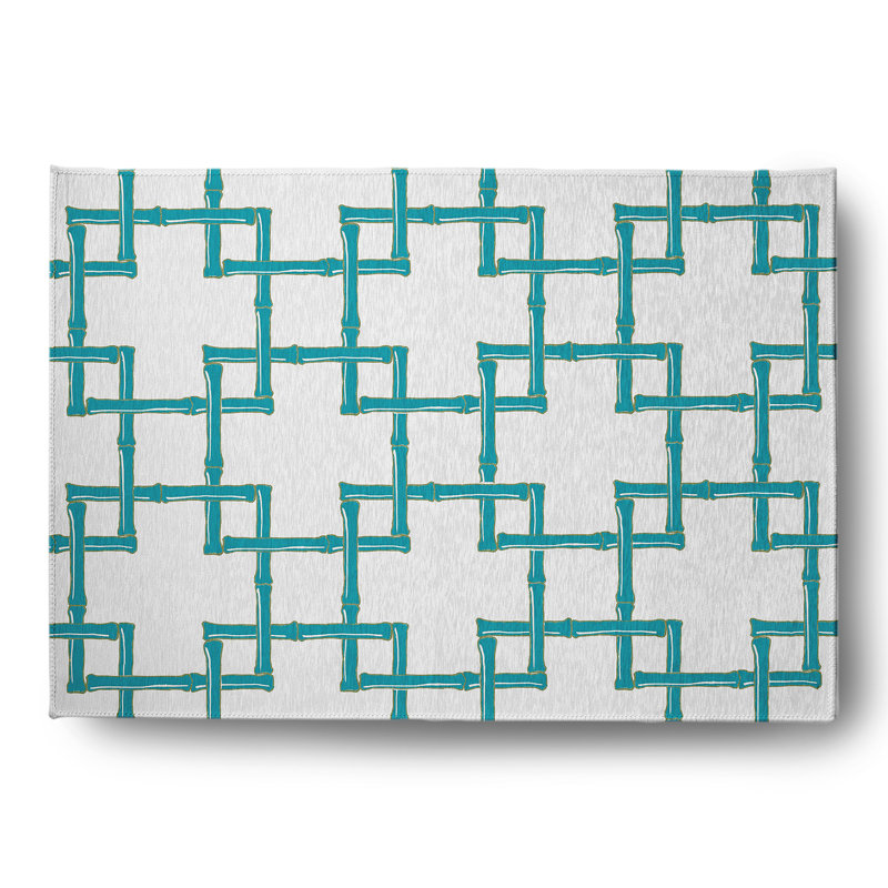 Chenille Geometric Indoor Rug, Rectangle 5' x 7'