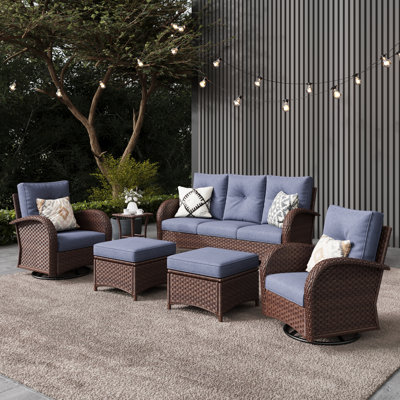 Ensemble de 6 chaises d'extérieur Layinsun