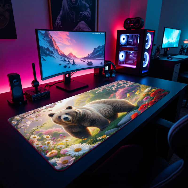 Polyester Desk Pad, 23.6x13.8