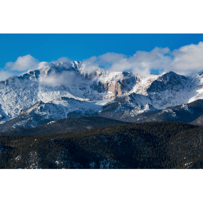 Pikes Peak, Colorado - photographie sur toile tendue
