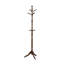 Portemanteau classique en bois brun foncé-574324581