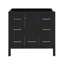 Meuble-lavabo 36 po sans lavabo, meuble-lavabo autoportant avec 5 tiroirs et portes à fermeture douce-670346813