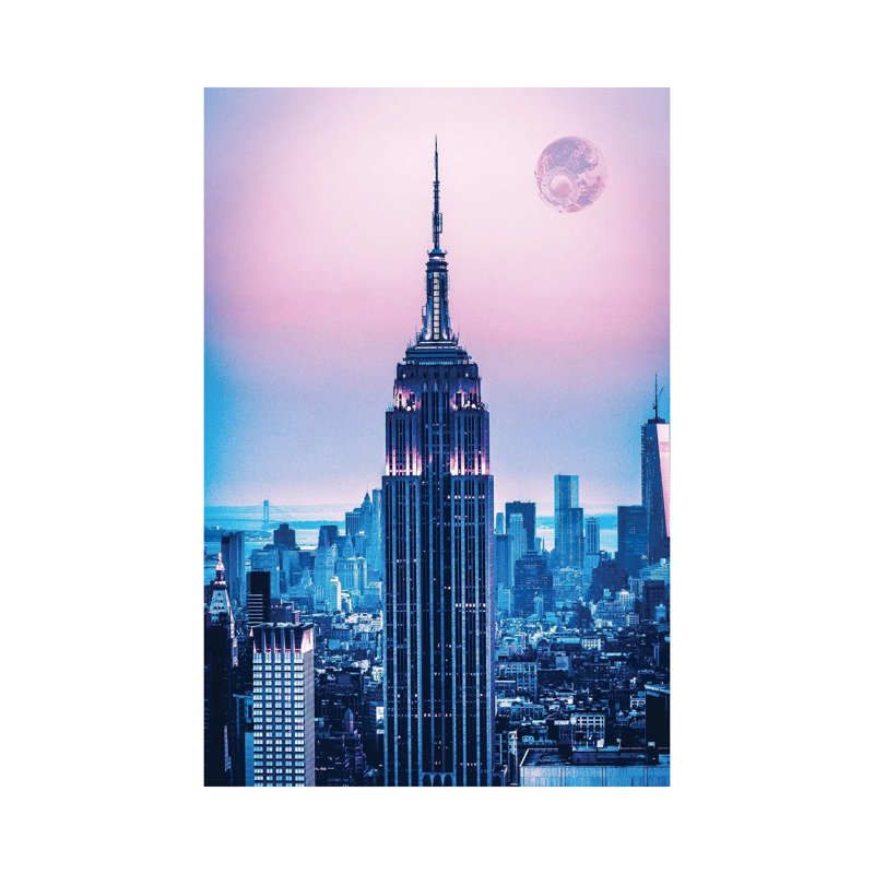 London 2077 by Gab Fernando - Wrapped Canvas Gallery-Wrapped Canvas Giclée, 20.32 cm H x 30.48 cm W