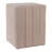 Square Upholstered Ottoman - Compact Pouf Footstool For Living Room Decor - Luxury Ottoman Accent For Bedroom And House Decor - 19", Tan-50354989