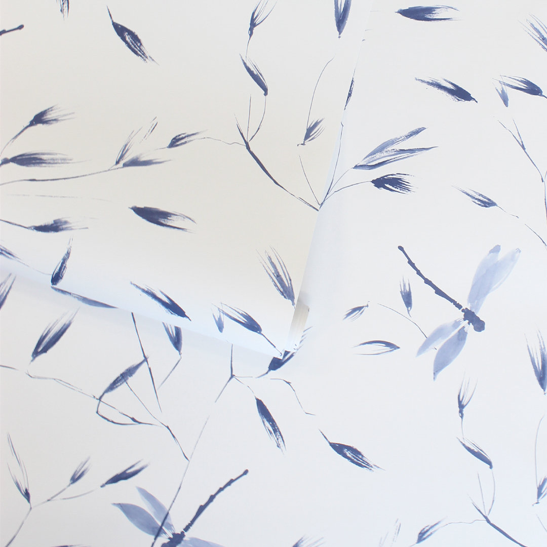 Dragonfly Peel and Stick Wallpaper Red Barrel Studio® 