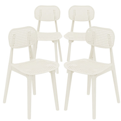 Chaises de cuisine en plastique Recaceik