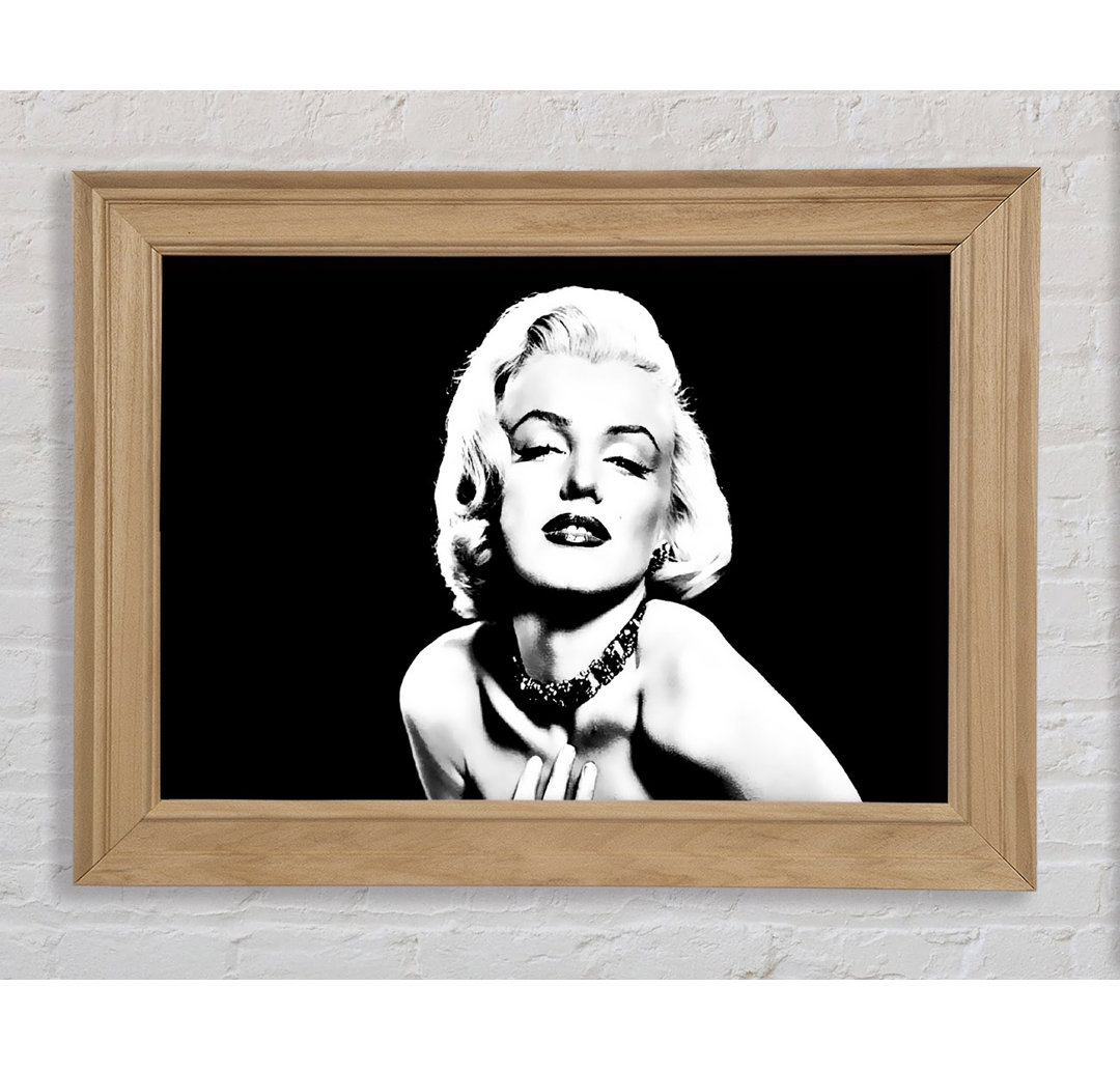 Marilyn Monroe Glamour B N W - Druck