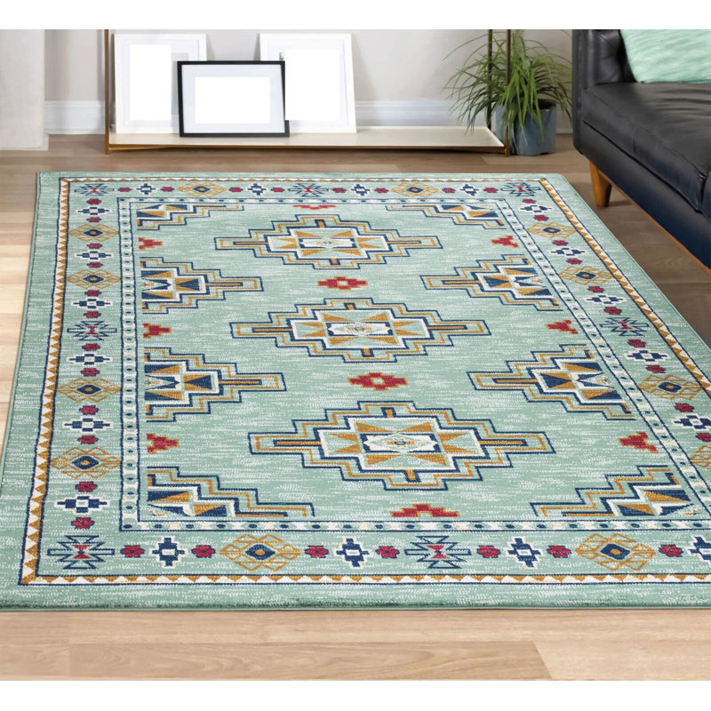 Floral Indoor / Outdoor Area Rug, Rectangle 80x150cm