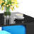 LED High-Gloss Finish Coffee Table With 2 Drawers Open Shelves Storage-22634226