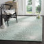 Tapis abstrait en laine et viscose touffetés à la main Amier-946503965