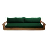 Germelino Outdoor 3 - Seat Teak Patio Sofa with Sunbrella Cushions