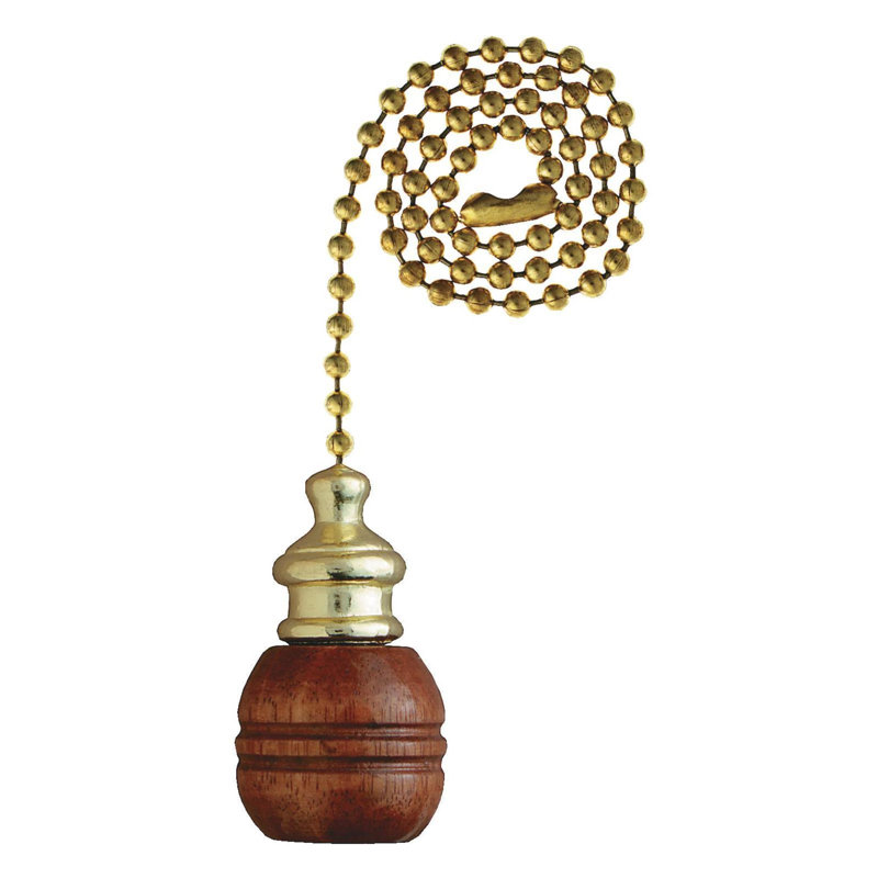 Chaîne De Traction De Fan De Plafond De Boule De Noix