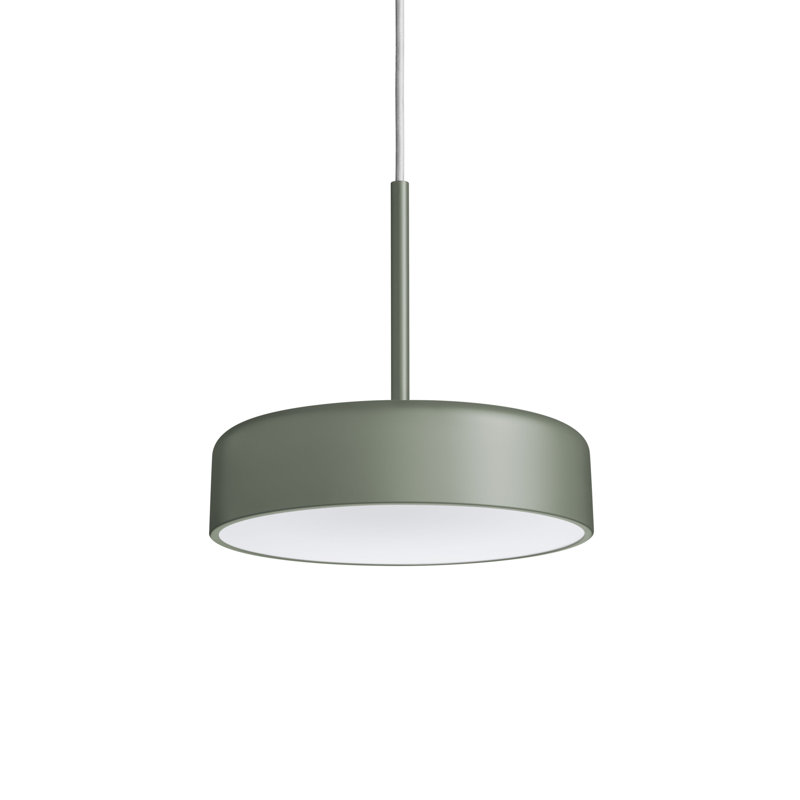 Bobber 1 - Light LED Pendant, Gray Green, 11" H x 12" W x 12" D