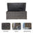 Large Outdoor Wicker Storage Box – Frame, Waterproof Liner, Dual Gas Lifts-115593835-115593833