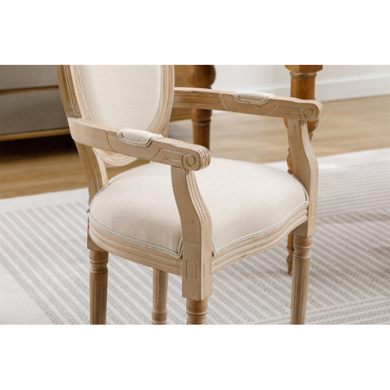 French Style Solid Wood Dining Chair,Set Of 2