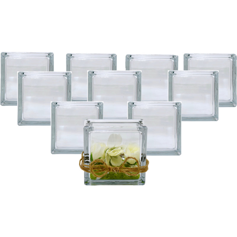Glass Block Craft / Pot Planter