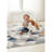 Rug Branch Eldin 5' x 8' (5'3" x 7'7") Blue/Beige Geometric Indoor Area Rug, Contemporary, Low Pile, Stain-Resistant Carpet - Living Room, Bedroom, Dining Room, and Kitchen-1839765951