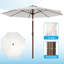 Parasol de patio 9 pi avec base-133047210