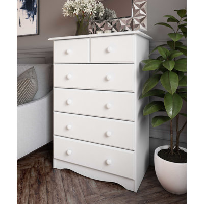 Galib 100% Solid Wood 6-Drawer Chest by Charlton Home