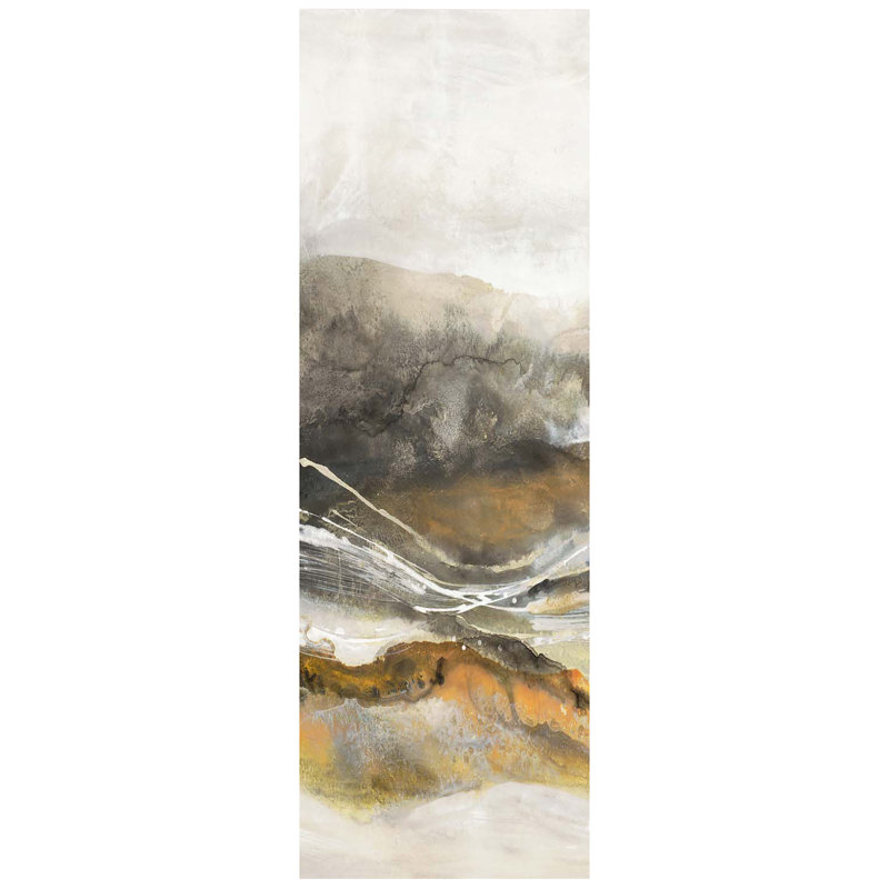 Crashing Waves II, 48" H x 16" W, No Frame, Frameless Print
