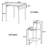Lakrista 4 - Person Extendable Four Leg Base Dining Set-1345975467