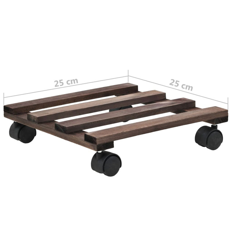 Wood Caddy Plant Stand