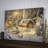Holiday Home 18x24 Fully Illuminated ColorChange LED Print