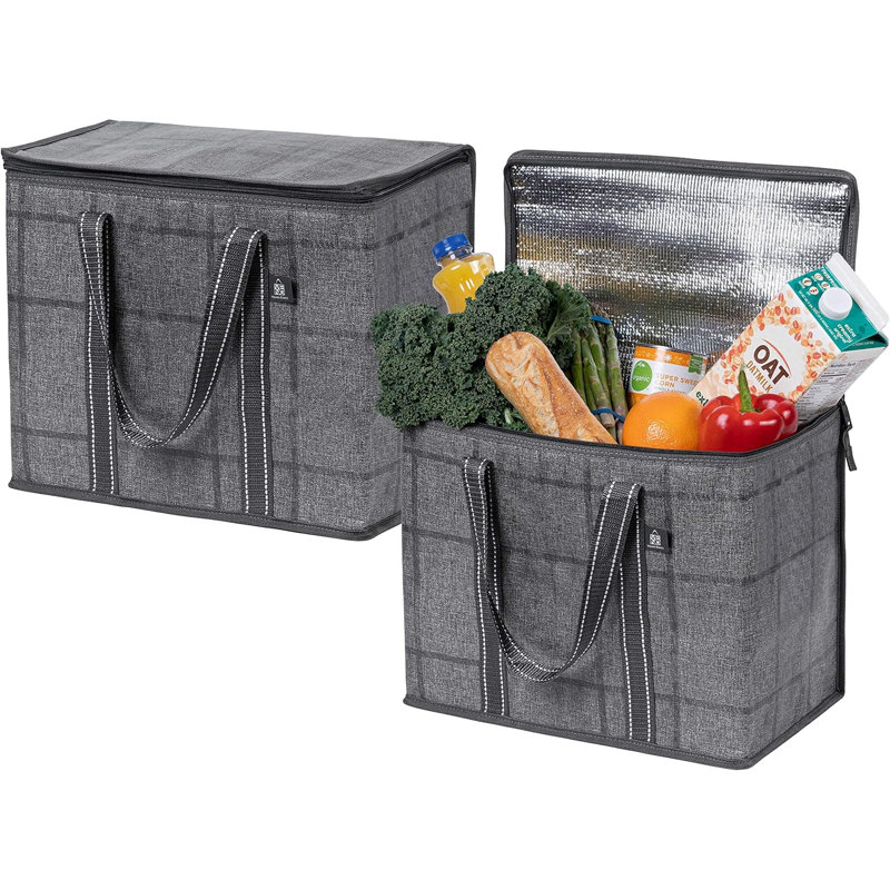 Paquet de 2 sacs isothermes et sacs d'épicerie pour livraison de nourriture