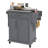 Taunton Rolling Kitchen Island with Stainless Steel Top,wood-902726942