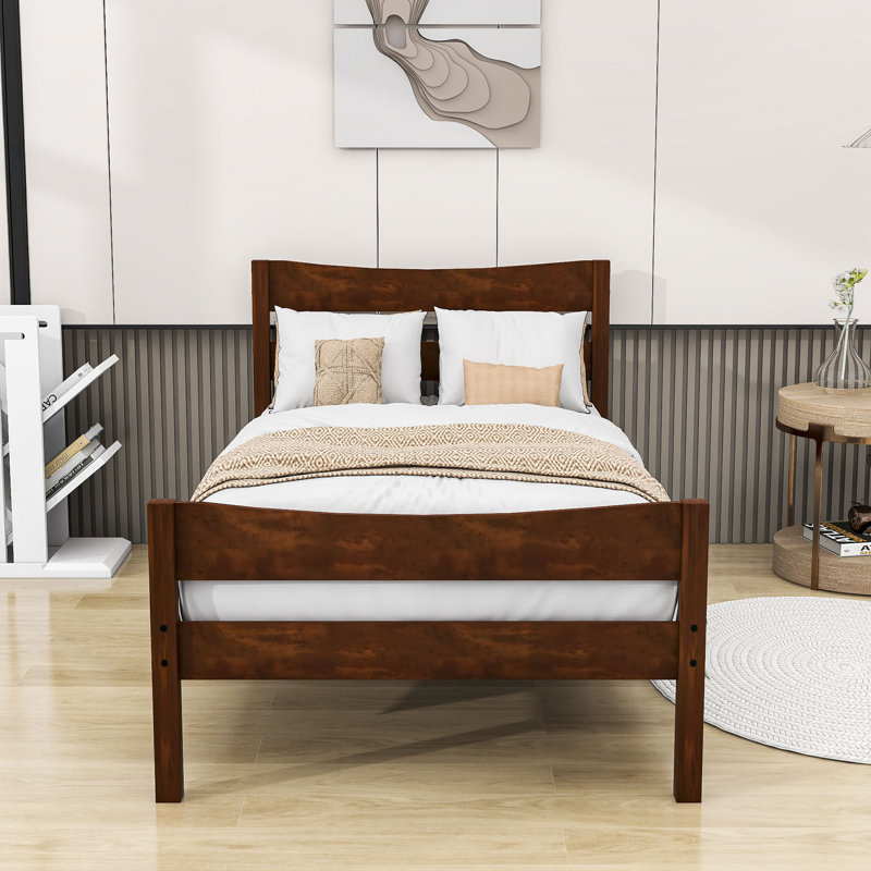 Slat Bed, Walnut
