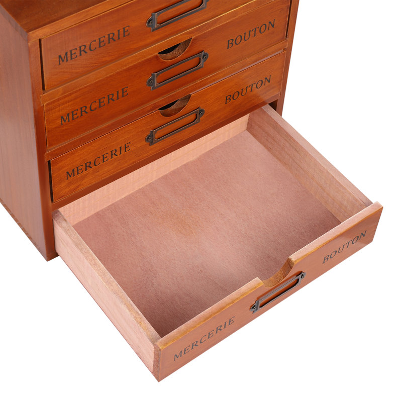 Unité de tiroir de bureau Hadumoth, Brun