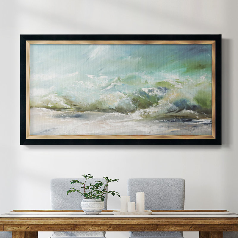 «Dancing On The Waves II», reproduction d'art sur toile simple, H 25 po x l 45 po x P 1 po