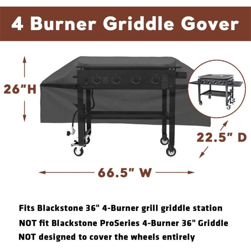 GrillFest 67'' W x 23'' D Grill Cover