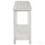 Console de canapé d'entrée en bois blanc Castleton
