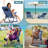 Backpack Beach Chair, 6-Positions Reclining Folding Beach Chair with Cooler Bag and Cup Holder-336665202