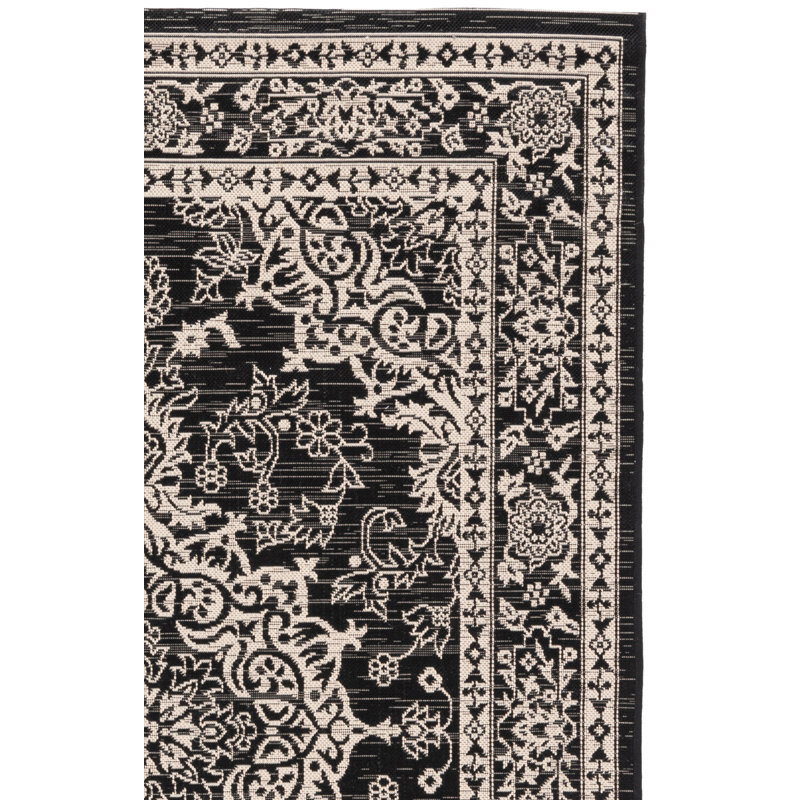 Amiriah Performance Oriental Indoor/Outdoor Area Rug, Rectangle 5'3" x 7'7"