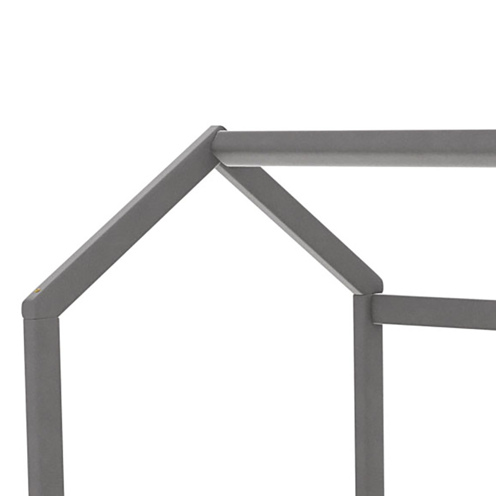 Harper Orchard Borquez Four Poster Bed With Wooden Slats For Bedroom