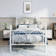 Anterrio Metal Open-Frame Bed with Butterfly Pattern Design Headboard and Footboard