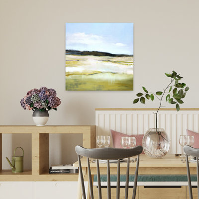 Hillside, paysage abstrait contemporain, art naturel