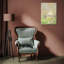 Femme assise sous les saules