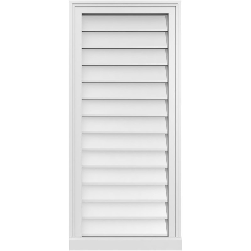 Cadre de seuil Brickmould, brun clair apprêté, H 40 po x l 18 po x P 2 po