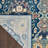 Ankara Global Bordered Navy Multicolor Area Rug-137521280
