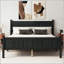 Twin Size Flat Panel Bed with Shaker and Farmhouse Style Design-866313262-866313232