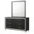 Clanton 6-drawer Dresser And Mirror Black-116447853