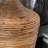 28" Rattan Table Lamp With White Shade