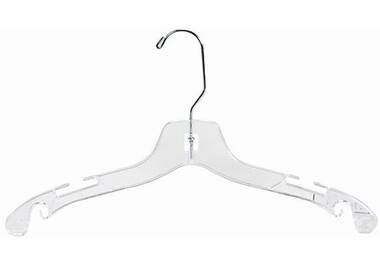 Delta Children Infant and Toddler Plastic Clothing Hangers, 100 Pack, White