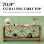 Élégante table d'entrée, console, table de canapé stable