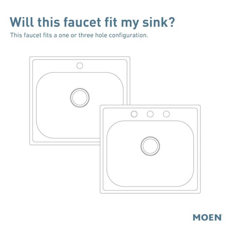 Method Pull Out Single Handle Kitchen Faucet with Power Clean and Duralock