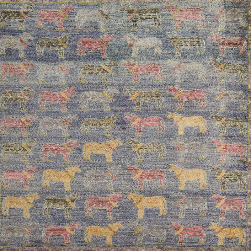 Align Abstract Indoor Rug, Square 5'